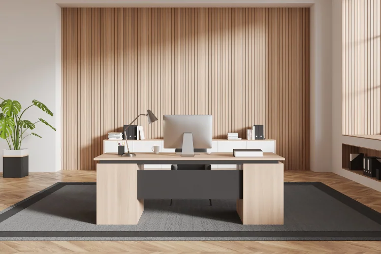 Escritorio de madera a medida